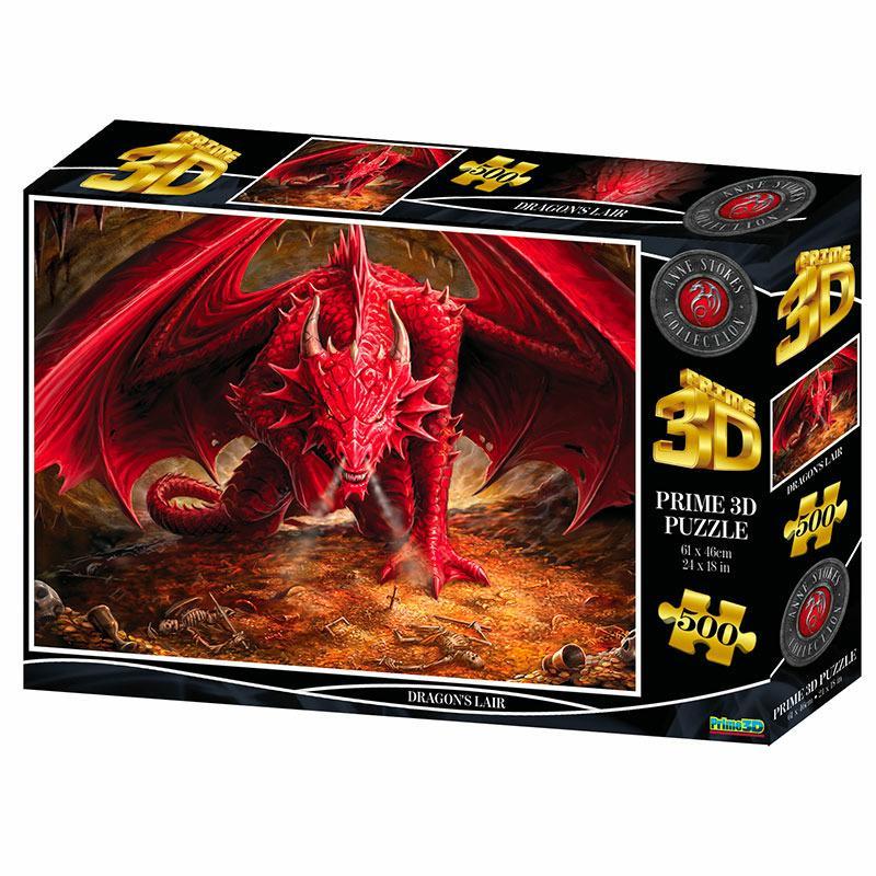 Prime 3d 500 Piece Jigsaw Dragons Lair