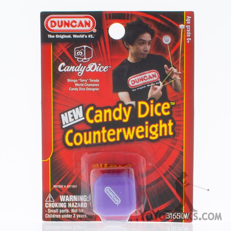 Duncan Yo Yo Counterweight Candy Dice (Assorted Colours)
