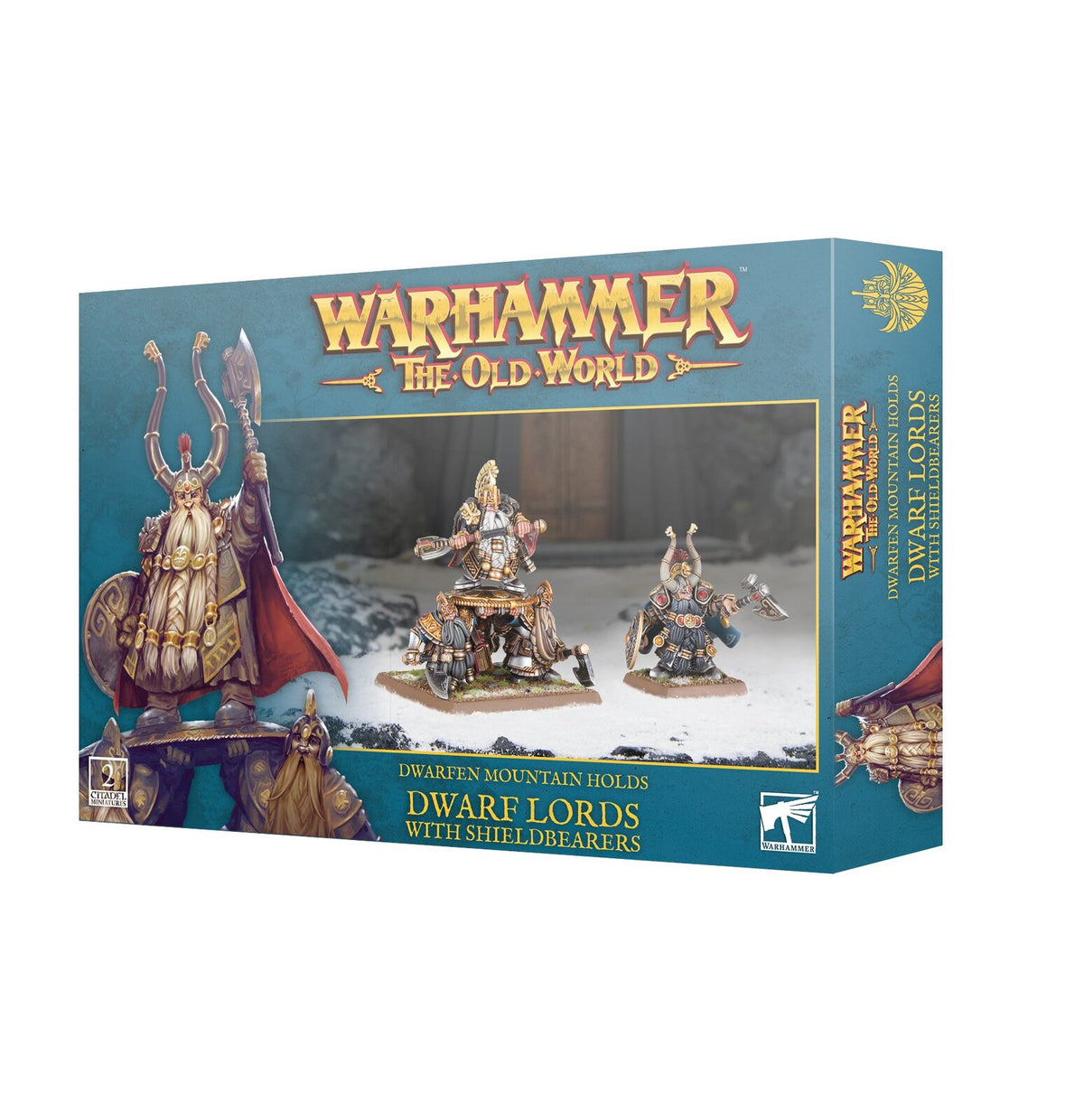 Old World: Dwarfen Mountain Holds: Dwarf Lords With Shieldbearers (45606)