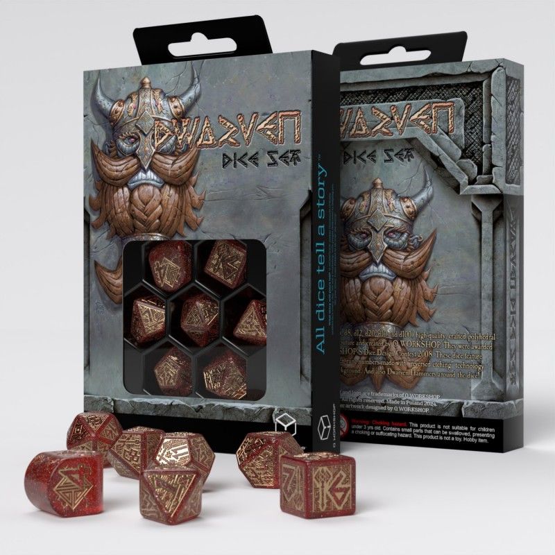 Q Workshop - Dwarven Dice Set Jewels Set 7