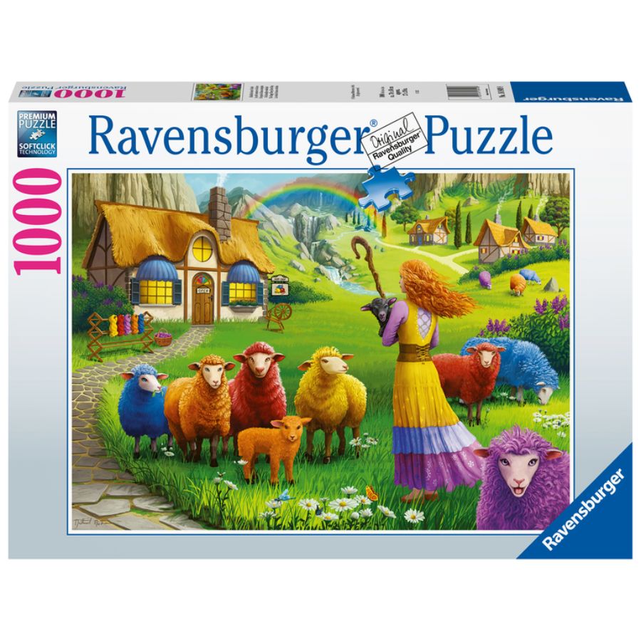 Ravensburger - Colorful Wool 1000 Piece Jigsaw