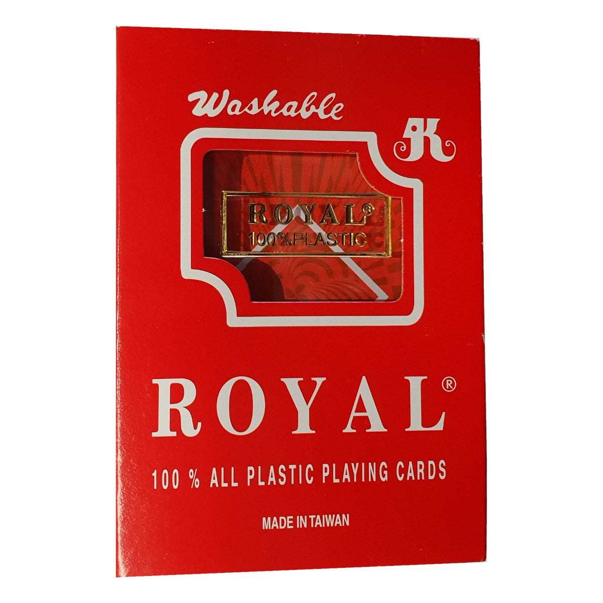 Playing Cards Royal 100% Plastic Single Pack