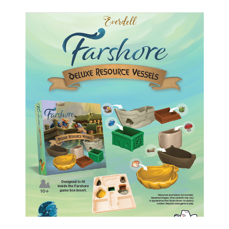 Everdell - Farshore - Deluxe Resource Vessels (Preorder)