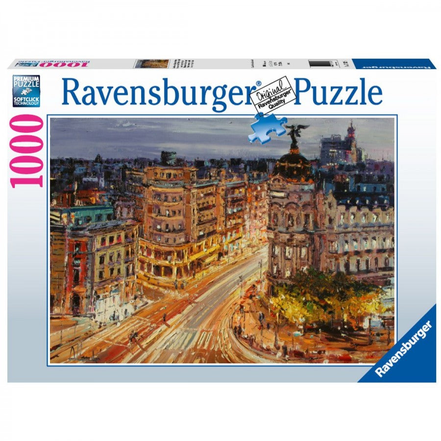 Ravensburger - Gran Vía Madrid 1000 Piece Jigsaw