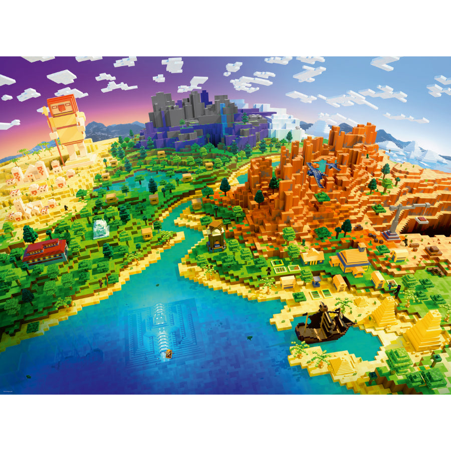 Ravensburger - World of Minecraft 1500 Piece Jigsaw