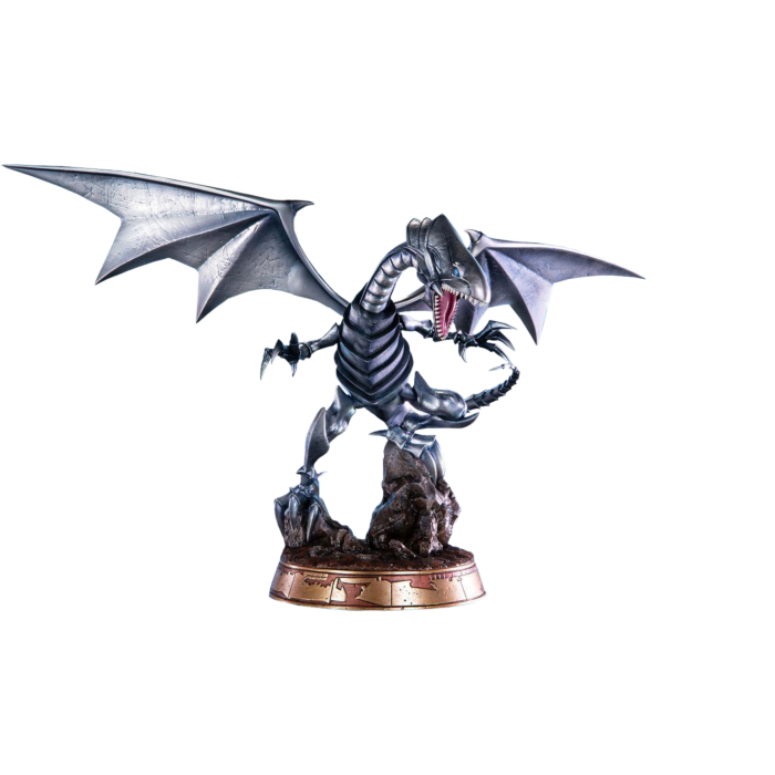 Yu-gi-oh - Blue Eyes White Dragon Statue (Silver)