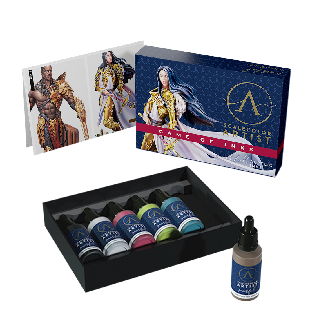 Scale 75 Scalecolor Artist Game of Inks Paint Set