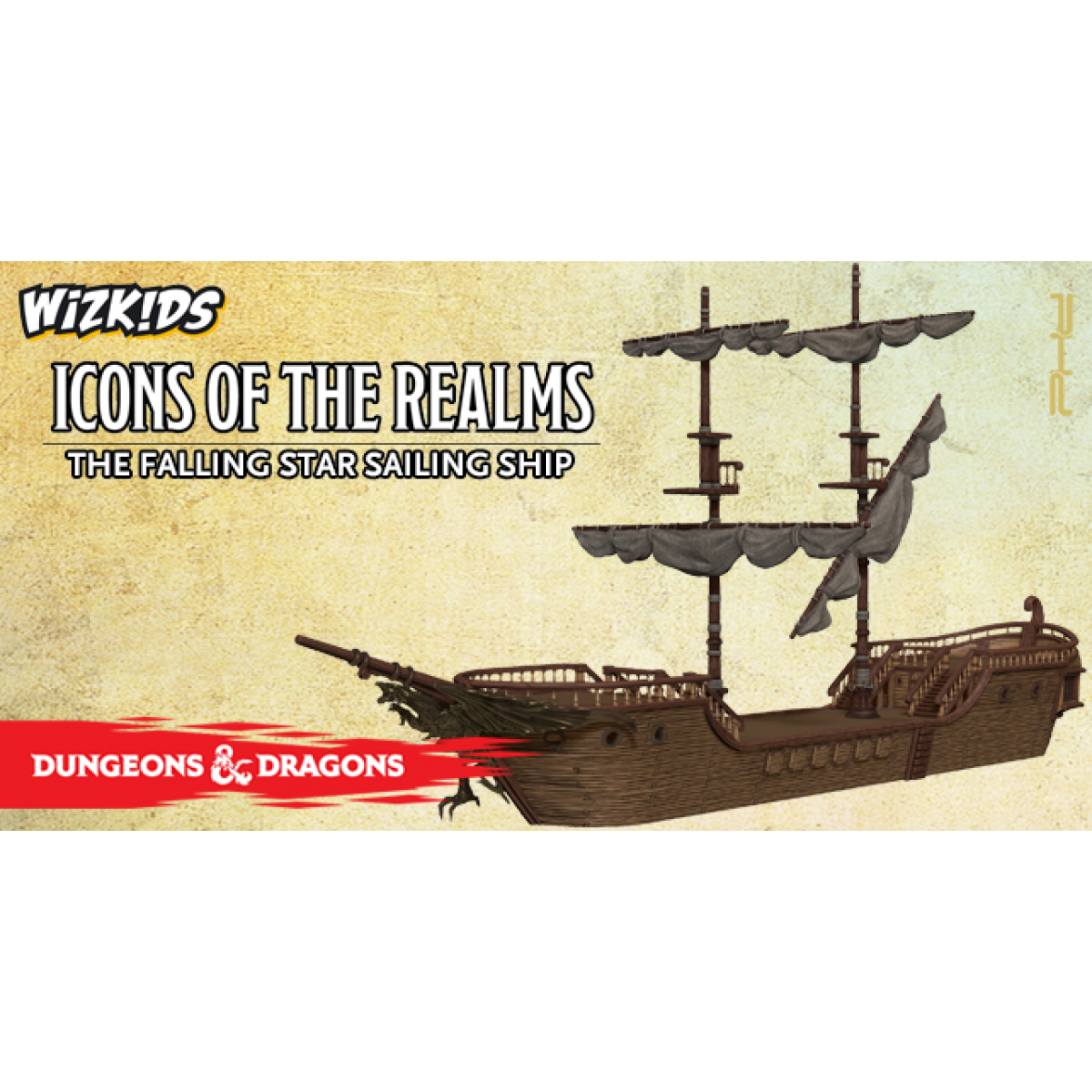 Dungeons and Dragons - Icons Of The Realms The Falling Star Sailing Ship