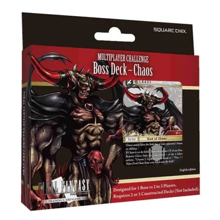Final Fantasy Trading Card Game Multiplayer Challenge Boss Deck Chaos