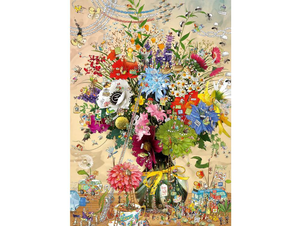 Heye - Flowers Life 1000 Piece Jigsaw