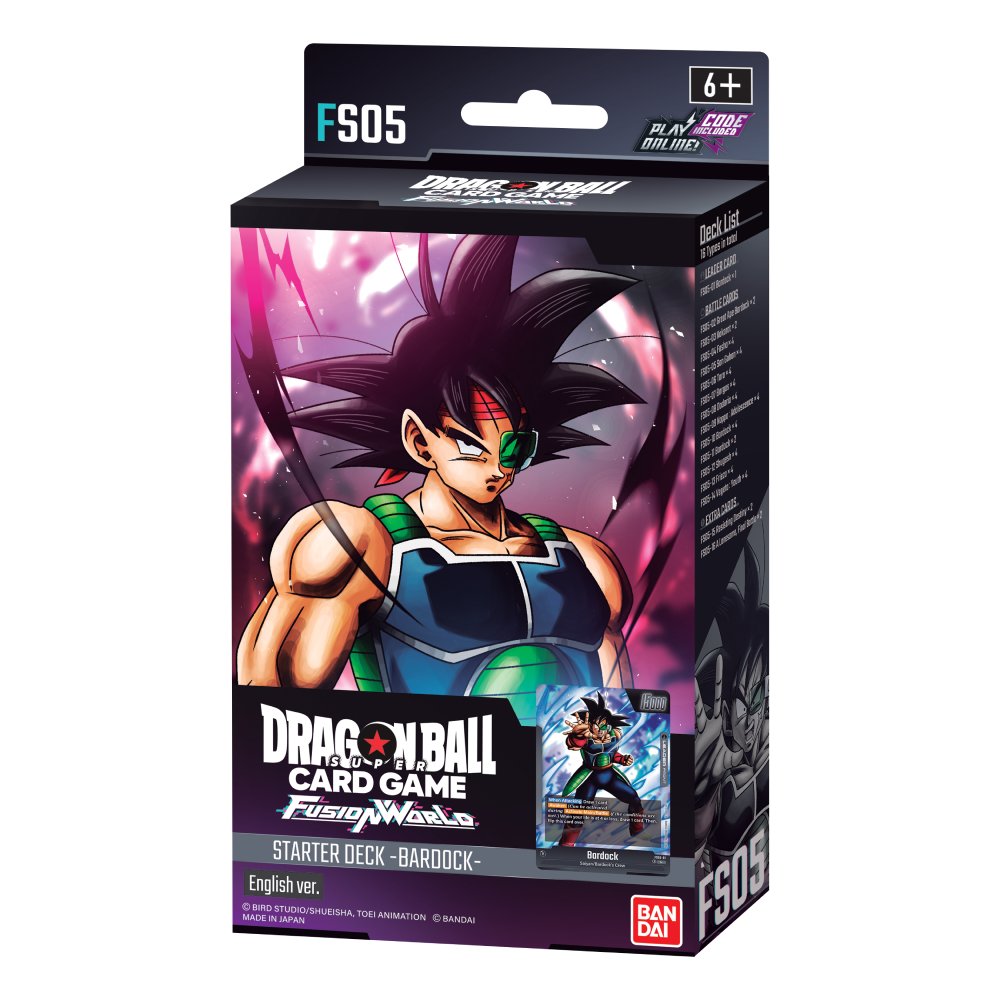 Dragon Ball Super Card Game Fusion World Bardock Starter Deck [FS05]