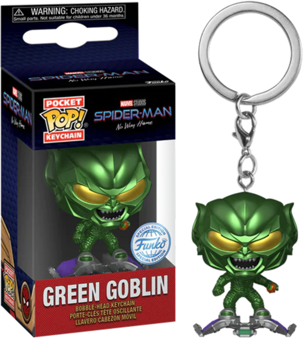 Spiderman: NWH - Gn Goblin w/Bomb Pop! Keychain RS