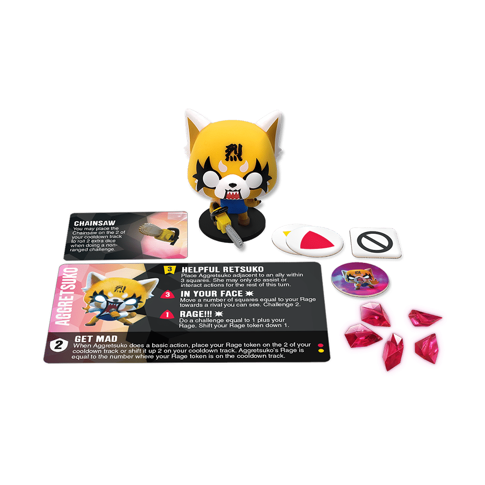 Funkoverse Aggretsuko 100 1pk Strategy Board Game