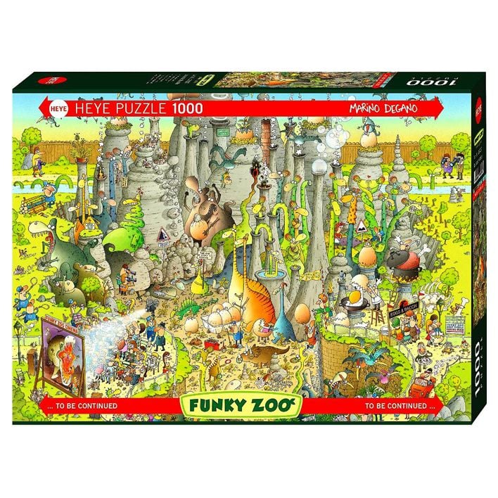 Heye - Funky Zoo: Jurassic Habitat: 1000 Piece Jigsaw
