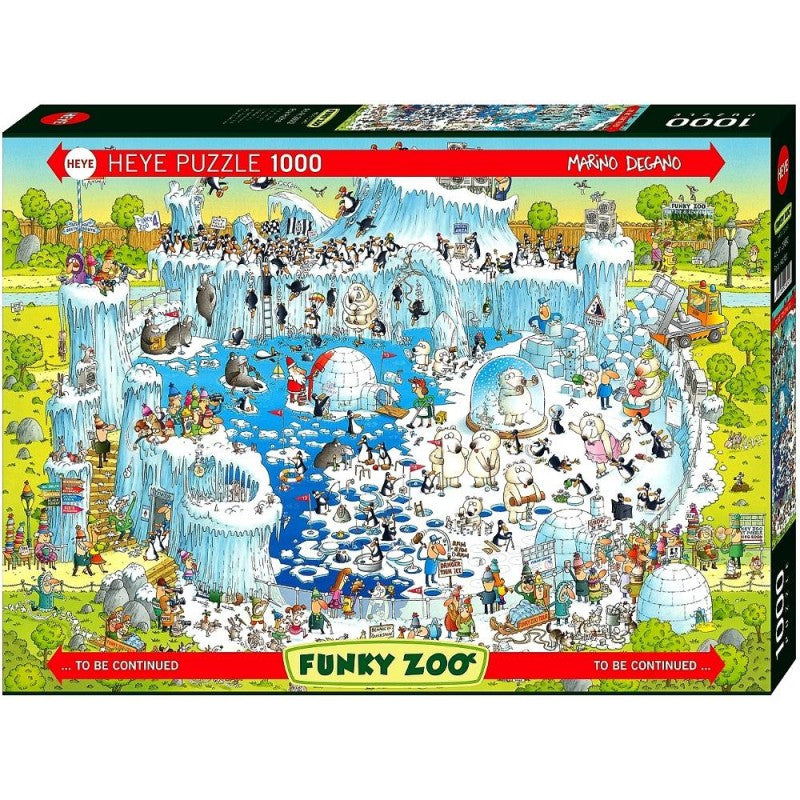 Heye - Polar Habitat Funky Zoo 1000 Piece Jigsaw