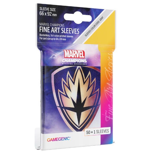 Gamegenic Marvel Champions FINE ART Sleeves Guardians of the Galaxy Logo