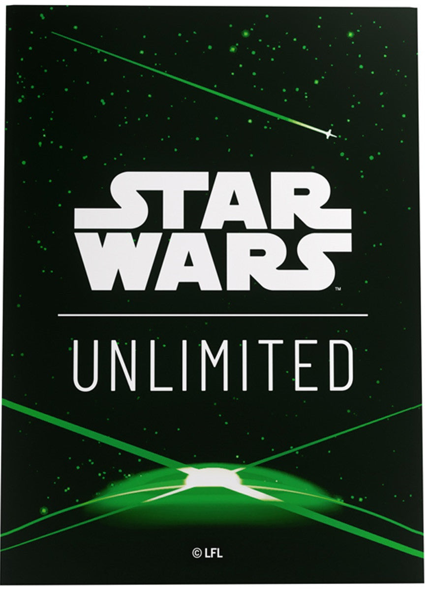 Gamegenic Star Wars Unlimited Art Sleeves - Card Back Green