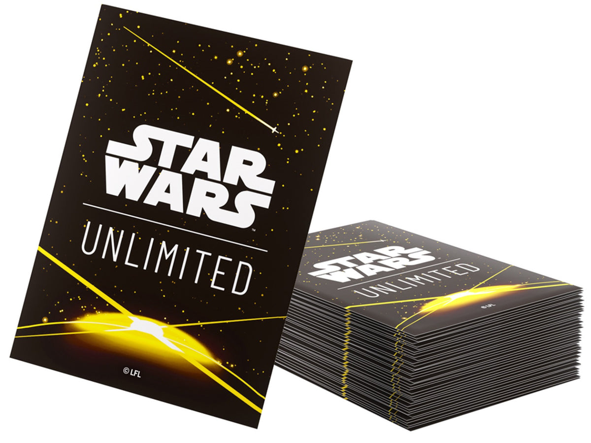 Gamegenic Star Wars Unlimited Art Sleeves - Card Back Yellow