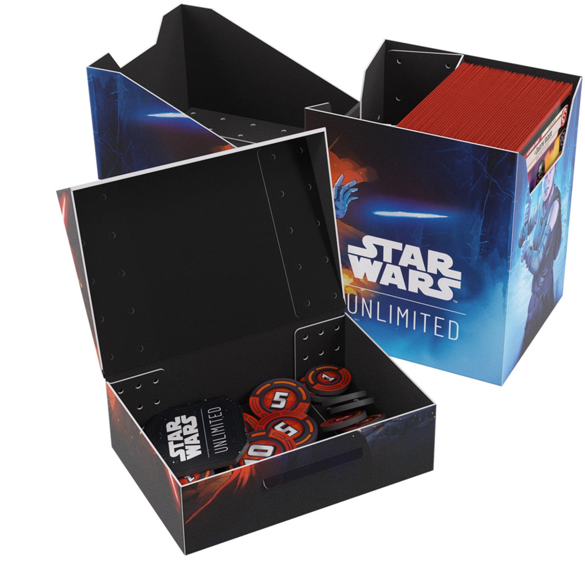 Gamegenic Star Wars Unlimited Soft Crate - Rey/Kylo Ren