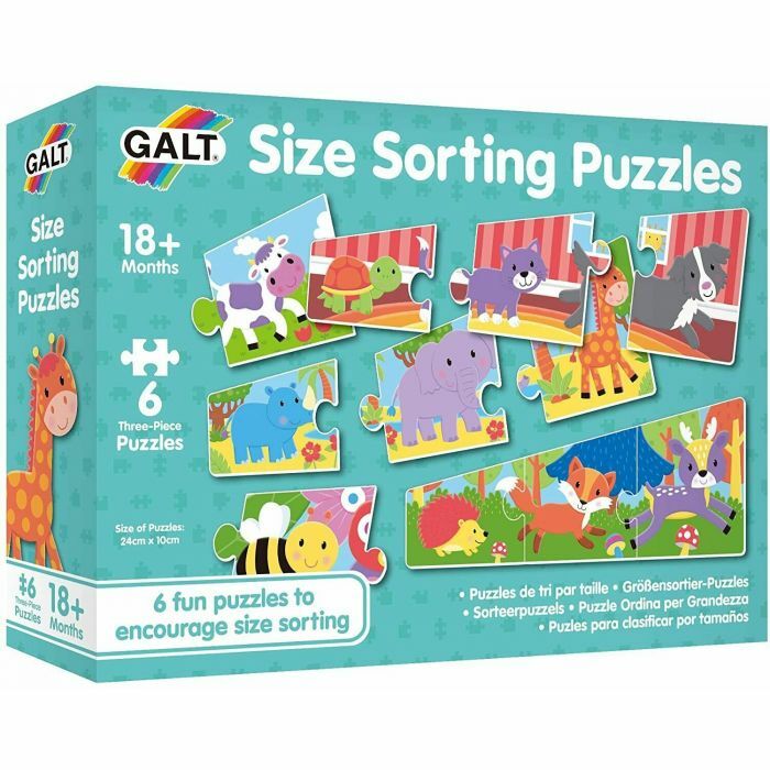 Galt Size Sorting Puzzles 6 Pack