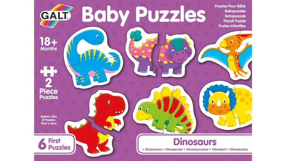 Galt - Baby Puzzles - Dinosaurs 2 Pc