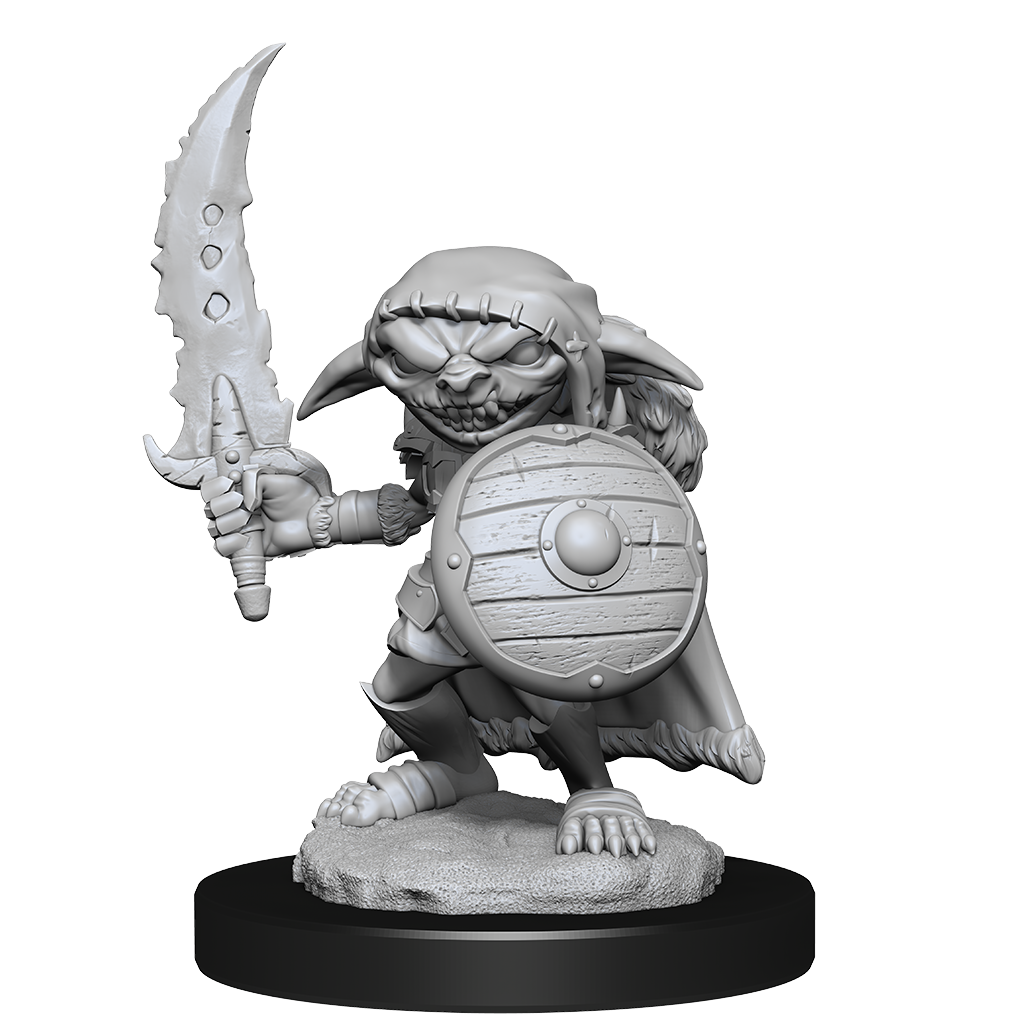 Pathfinder Deep Cuts Unpainted Miniatures Goblin Male Fighter