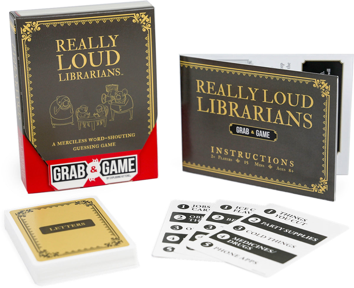 Grab &amp; Game - Really Loud Librarians (by Exploding Kittens)