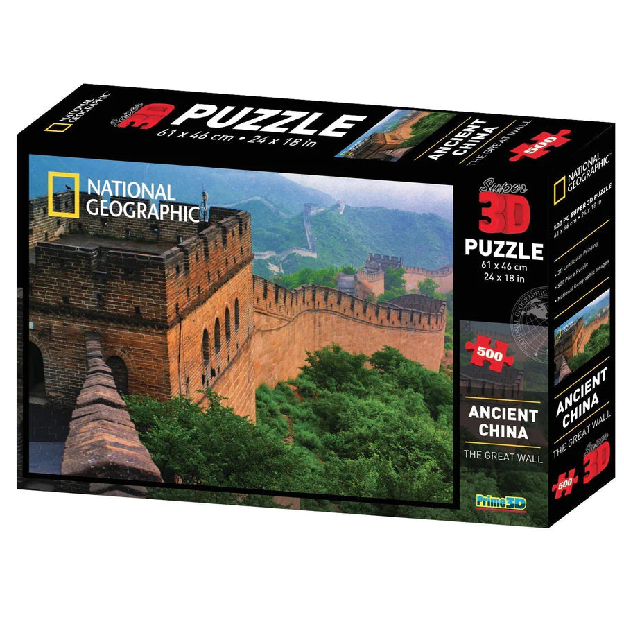 Prime 3d 500 Piece Jigsaw The Great Wall