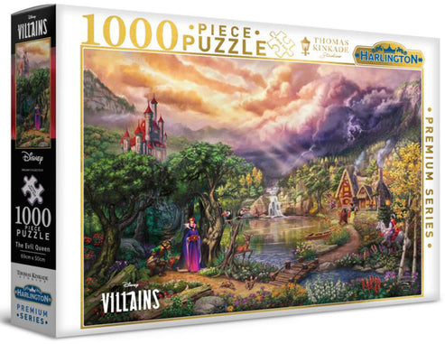 Harlington - Thomas Kinkade - Disney Villians - The Evil Queen 1000 Piece Jigsaw