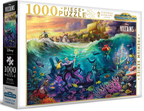 Harlington - Thomas Kinkade - Disney - Ursula 1000 Piece Jigsaw