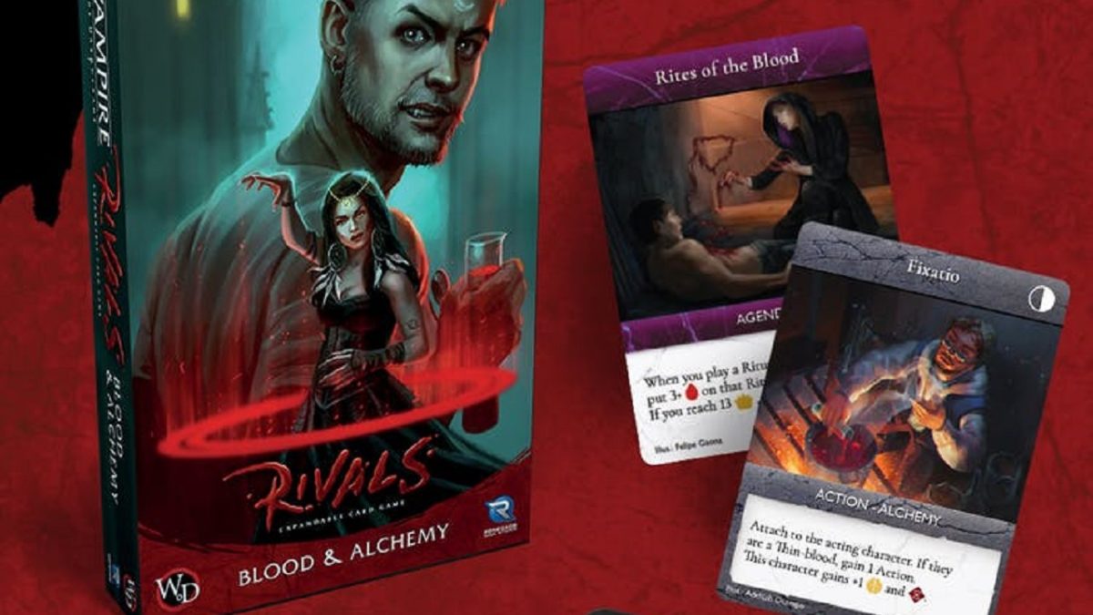 Vampire: The Masquerade Rivals Expandable Card Game Blood &amp; Alchemy Expansion