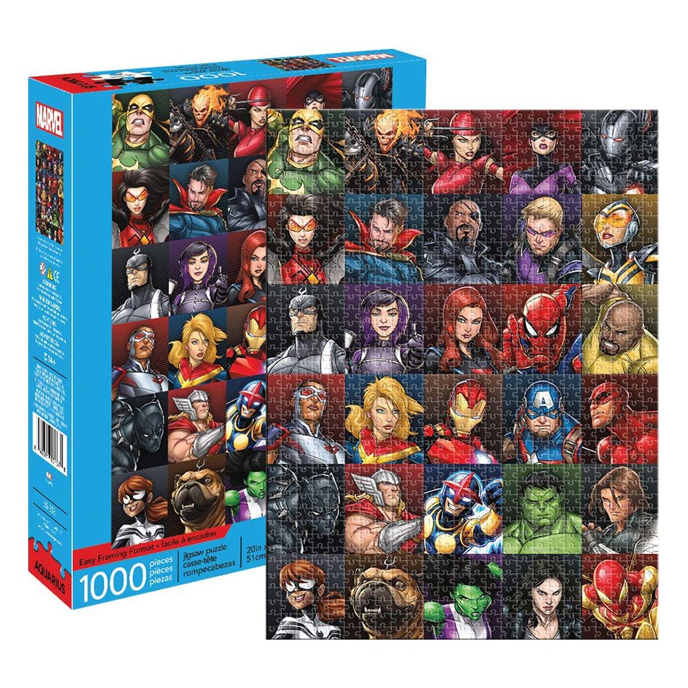 Marvel - Heroes Collage 1000 Piece Jigsaw Puzzle