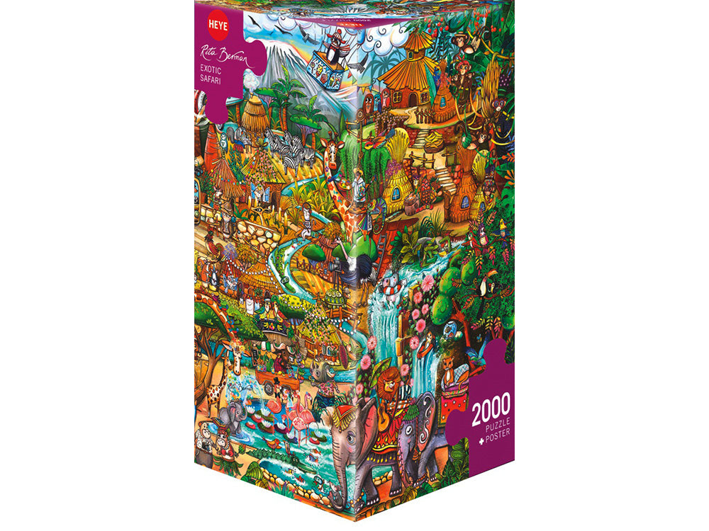 Berman Exotic Safari 2000 Piece Jigsaw