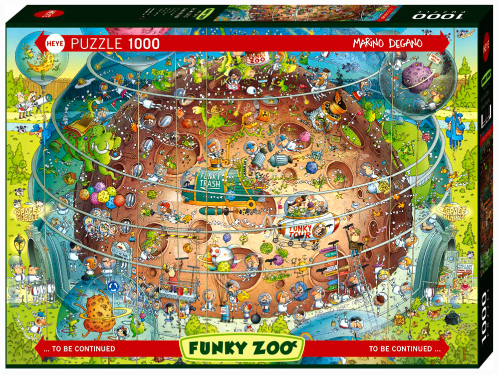 Heye - Funky Zoo Cosmic Habitat 1000 Piece Jigsaw