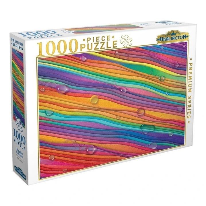 Harlington - Rippled Rainbox 1000 Piece Jigsaw