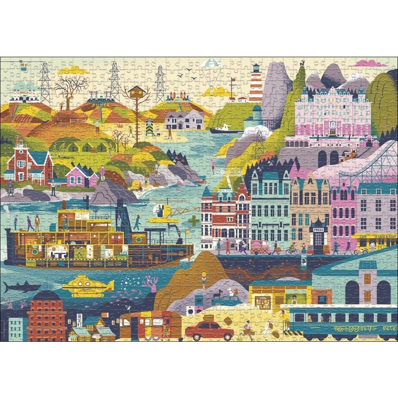 Heye - Movie Masters Wes Anderson 1000 Piece Jigsaw