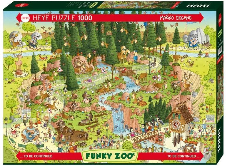 Funky Zoo Black Forest 1000 Piece Jigsaw