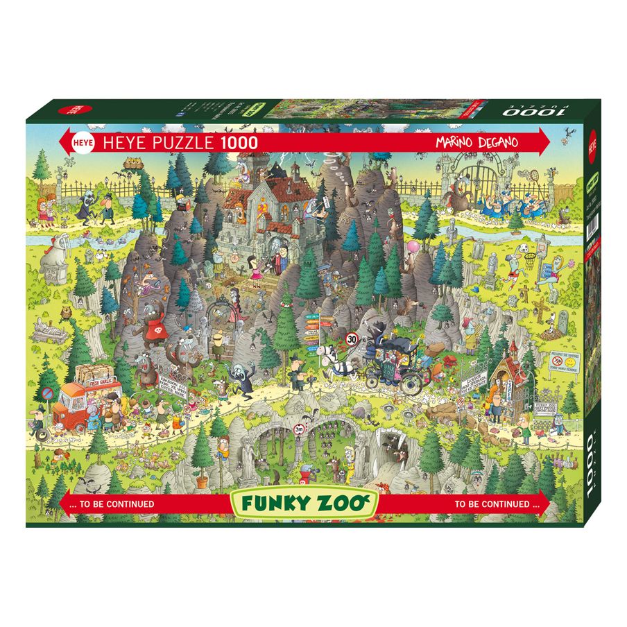 Funky Zoo Transylvan. Habitat 1000 Piece Jigsaw
