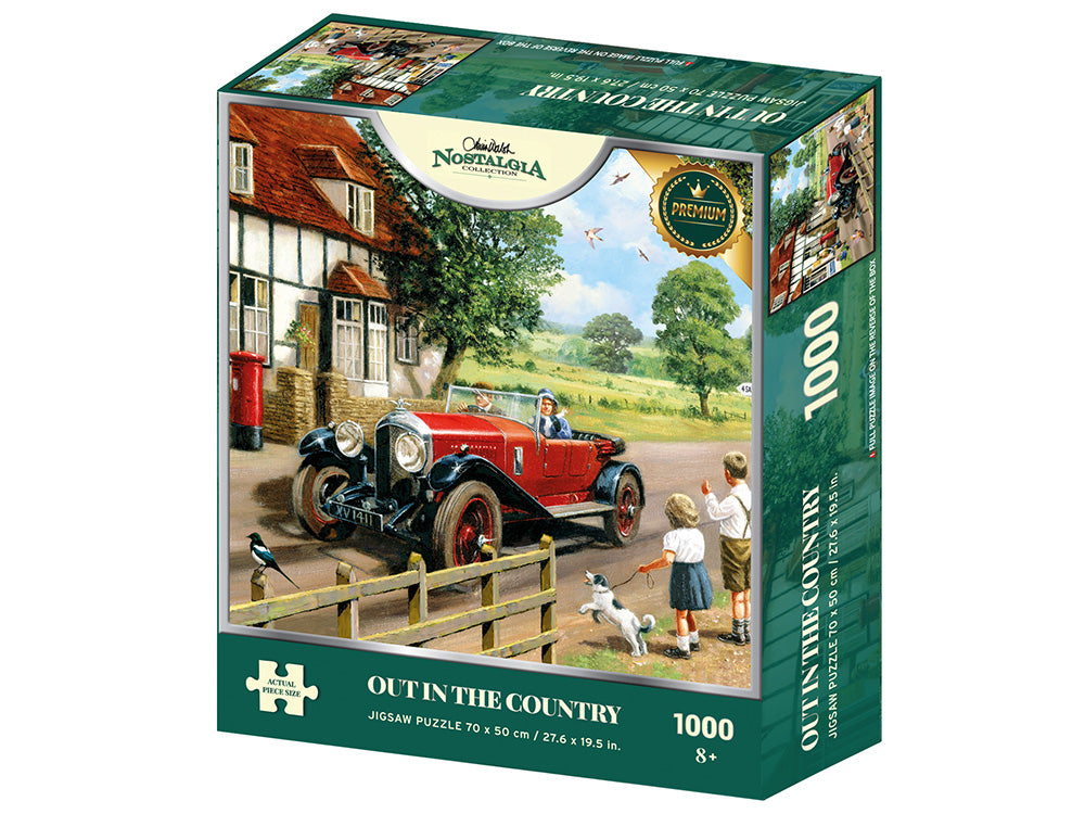 Holdson Nostalgia Out In Country 1000 Piece Jigsaw
