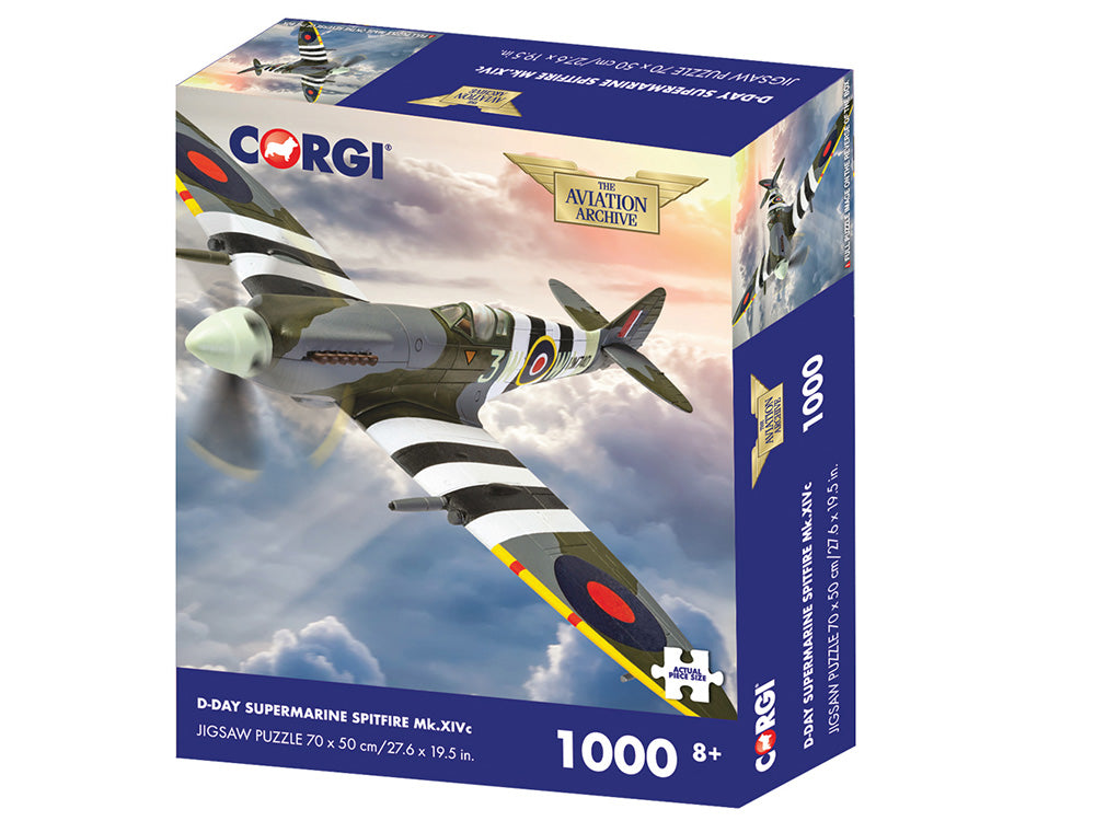 Corgi DDay Spitfire Mk.14C 1000 Piece Jigsaw