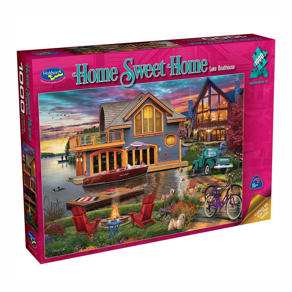 Holdson Home Sweet Home - Boathouse 1000 Piece Jigsaw
