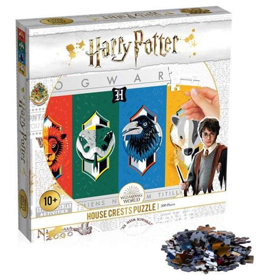 Harry Potter - House Crests 500 Piece Jigsaw Puzzle