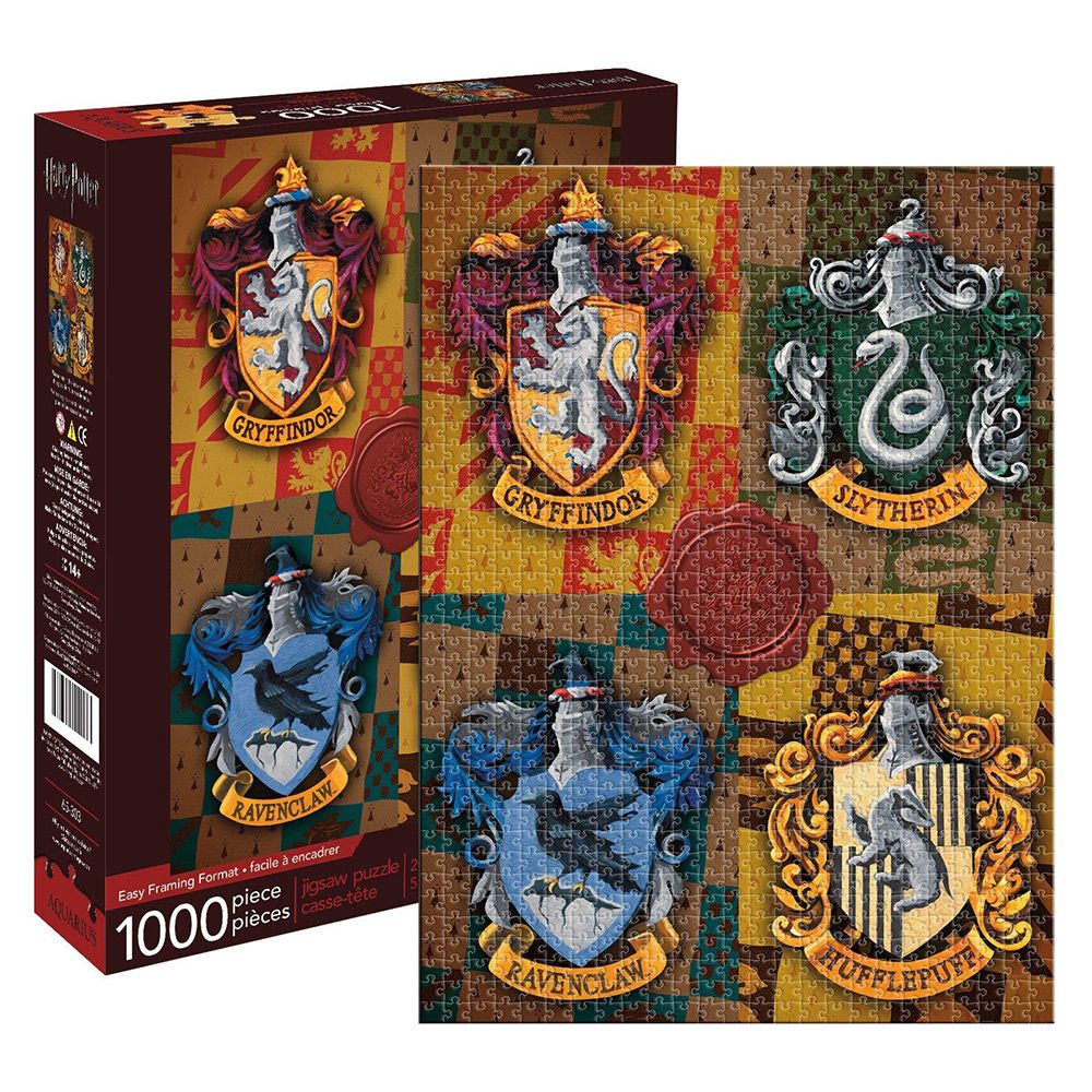 Harry Potter - Crests 1000 Piece Jigsaw  Puzzle