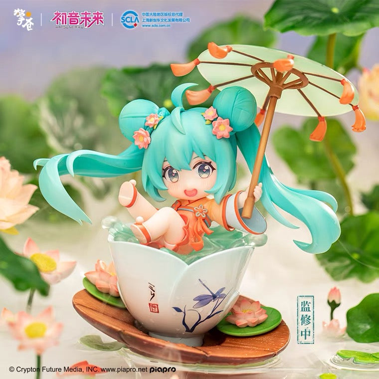 Vocaloid Hatsune Miku HETANGXIXI Lotus Bloom Figure