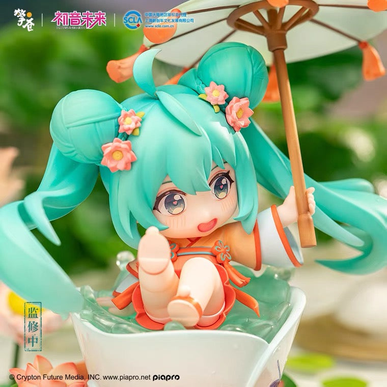 Vocaloid Hatsune Miku HETANGXIXI Lotus Bloom Figure