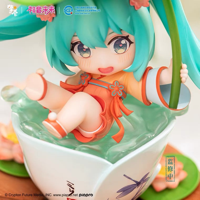 Vocaloid Hatsune Miku HETANGXIXI Lotus Bloom Figure