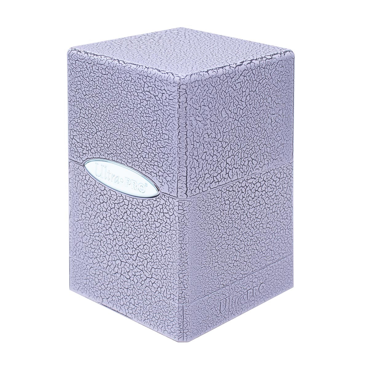 Satin Tower Deck Box Ivory Crackle