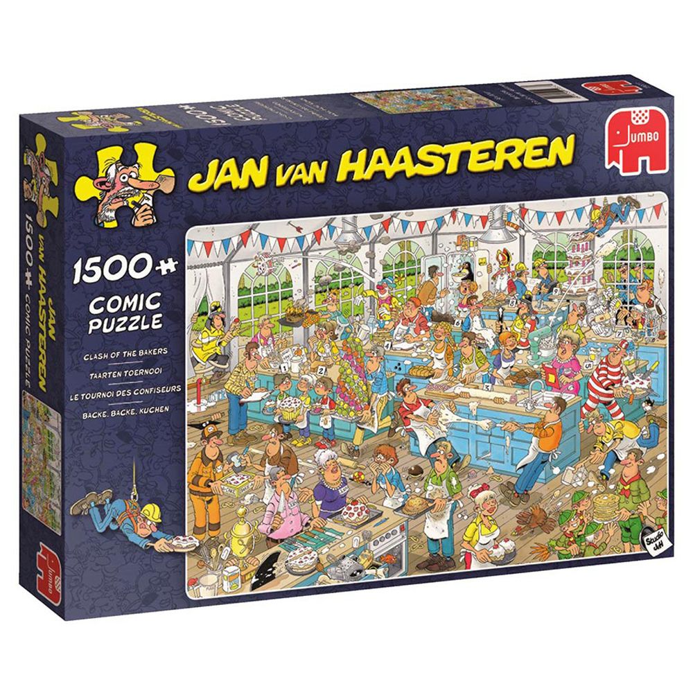 Clash Of Bakers - Jan Van Haasteren 1500 Piece Jigsaw - Jumbo