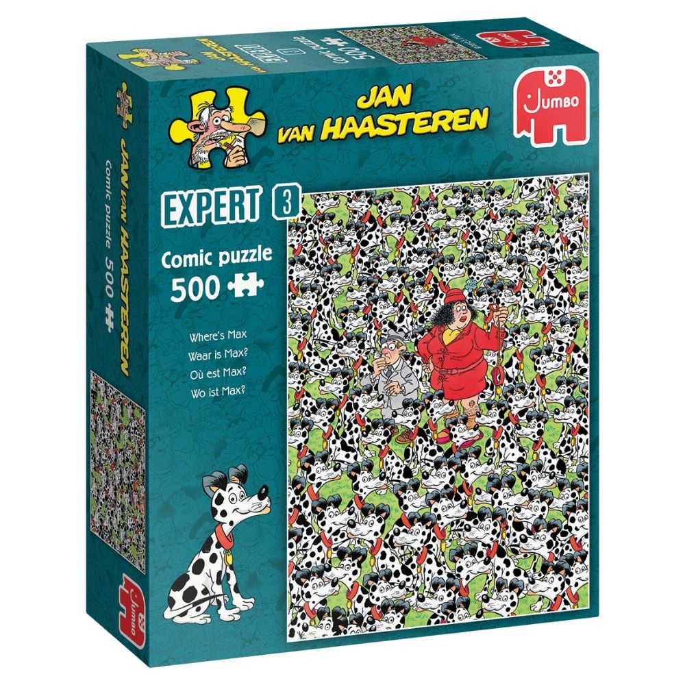 Jan Van Haasteren Expert - Wheres Max 500 Piece Jigsaw
