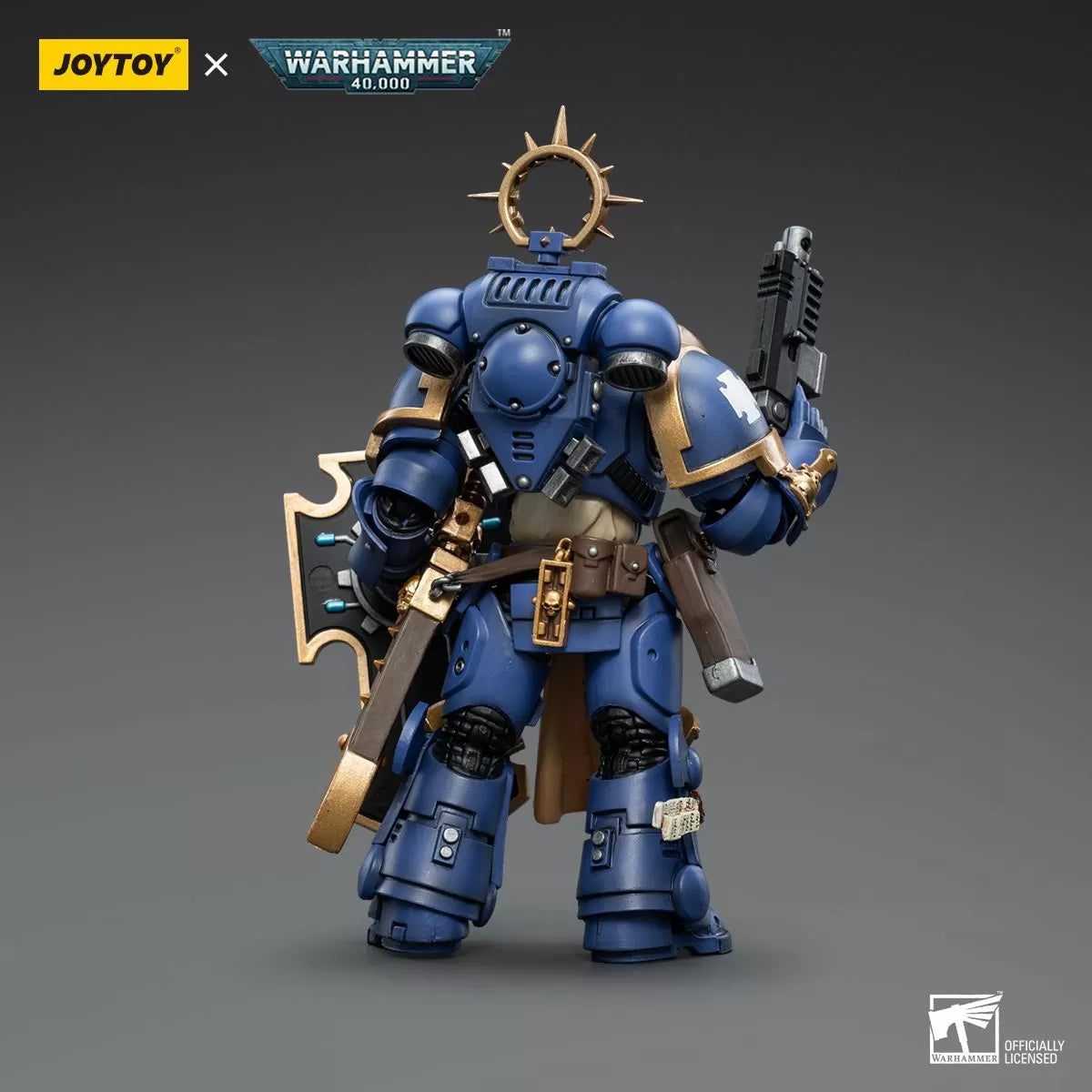 Warhammer Collectibles: 1/18 Scale Ultramarines Bladeguard Veteran Brother Sergeant Proximo